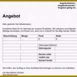 Großartig 15 Angebot Erstellen Vorlage