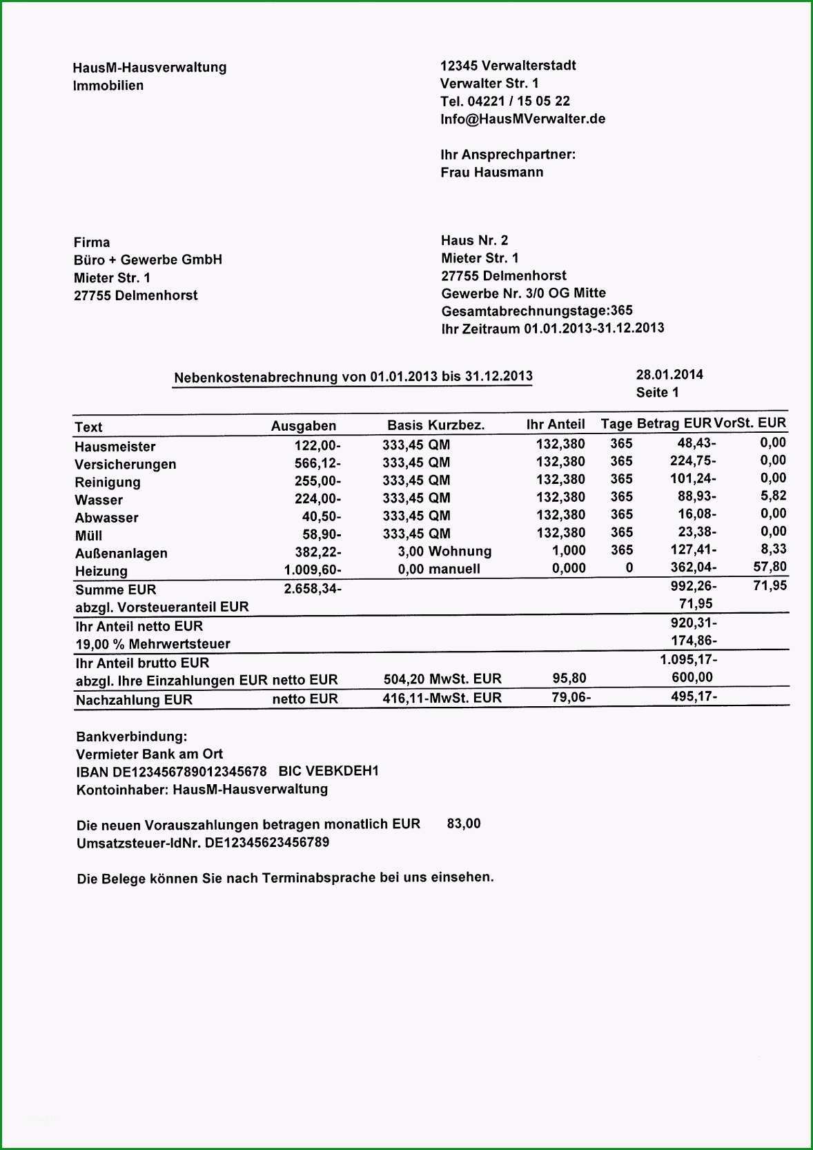 Großartig 20 Rechnung Mit Mehrwertsteuer Muster Vorlagen123