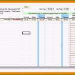 Großartig 7 Arbeitszeitnachweis Excel Vorlage Kostenlos 2017