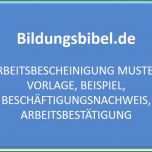 Großartig Arbeitsbescheinigung Muster Vorlage Beispiel