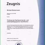 Großartig Ausbildereignungsprüfung Zeugnis Kaufen