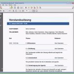 Großartig Besprechungsprotokoll Vorlagen