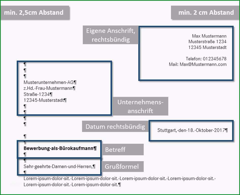 bewerbung din 5008