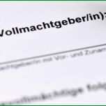 Großartig Diverse Vollmachten Vollmacht Muster
