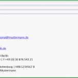 Großartig E Mail Signatur Vorlagen