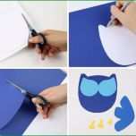 Großartig Eulen Basteln Aus Papier Anleitung Und Vorlage Talu