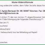 Großartig Fonebook Gbr Muster Widerrufsformular