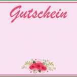Großartig Gutschein Essen Kostenlos Erstellen Und Ausdrucken