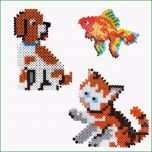 Großartig Hund Katze Fisch Bügelperlen Dog Cat Fish Hama Perler