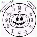 Großartig Kostenlose Malvorlage Uhrzeit Lernen Ausmalbild Halloween