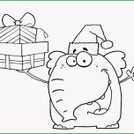 Großartig Kostenlose Malvorlage Weihnachten Weihnachts Elefant Zum