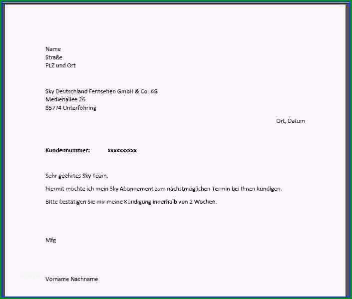 kundigung fitnessstudio vorlage word