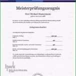 Großartig Meisterprufungszeugnis 3