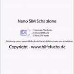 Großartig Nano Sim Für Das iPhone 5 Zuschneiden Nano Sim Schablone