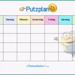Großartig Putzplan Vorlage 8 Putzpläne Für Paare Wgs Singles