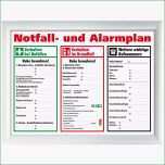 Großartig Schild Aushang Notfallplan Alarmplan A4 A3 Gerahmt Zum
