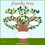 Großartig Stammbaum Vorlage Mit Blättern