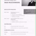 Großartig Tabellarischer Lebenslauf Vorlage Kostenlose Muster Zum