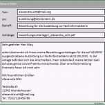 Hervorragen 11 Bewerbungsschreiben Email