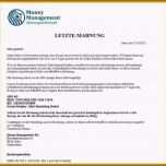 Hervorragen 13 Mahnschreiben Vorlage Kostenlos