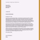 Hervorragen 17 Geschäftsbrief Schreiben Vorlage