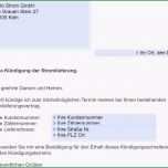 Hervorragen 20 Kündigung Gas Vorlage