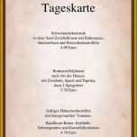 Hervorragen 20 Speisekarte Word Vorlage