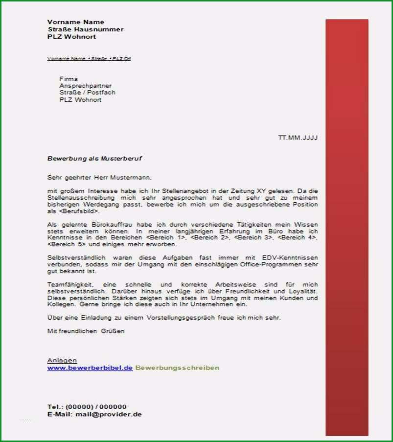 bewerbung reinigungskraft vorlage kostenlos elegant 8 muster 2