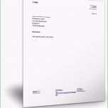 Hervorragen Briefkopf Vorlage › Briefkopf Muster