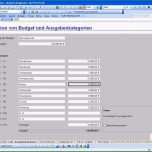 Hervorragen Bud Planung Excel Vorlage Zum Download
