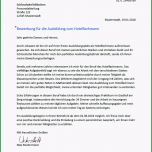 Hervorragen Das Perfekte Anschreiben Fur Die Bewerbung Zur Ausbildung