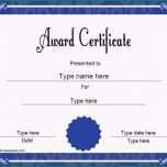 Hervorragen Education Certificates Award Template