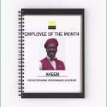 Hervorragen Employé Du Mois Cahiers à Spirale Par Rhserra