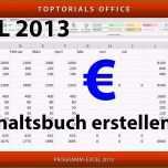 Hervorragen Haushaltsbuch Erstellen Excel