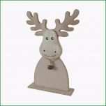 Hervorragen Jetzt Kaufen Deko Figur Elch Aus Holz 24 Cm Der Daro