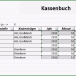 Hervorragen Kassenbuch Excel Vorlagen Shop