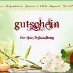 Hervorragen Massage Gutschein Vorlage Wunderbar Gutschein Fr