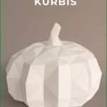 Hervorragen Moderner Diy Kürbis Aus Papier Basteln Mit Vorlage
