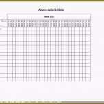Hervorragen Neues Anwesenheitsliste Vorlage