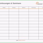 Hervorragen Stundenplan Vorlagen