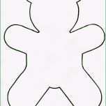 Hervorragen Teddy Bear Template