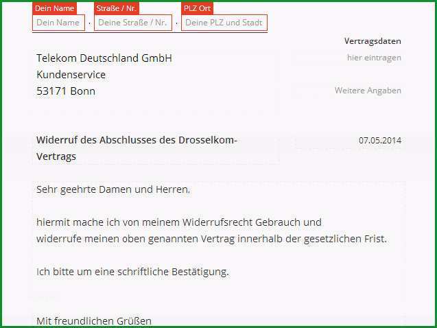 telekom kundigung vorlage word
