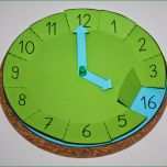 Hervorragen Uhr Basteln Vorlage Archives Einladungub