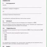 Hervorragen Unbefristeter Arbeitsvertrag Muster Zum Download