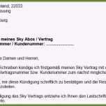 Hervorragen Vertrag Kündigen Vorlage Genial 6 Kündigung Vertrag Muster