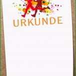 Hervorragen Weiteres 10 "laufen" Urkunden Vordrucke Ein