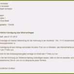 Phänomenal 11 Kündigung Mietvertrag Vermieter Vorlage