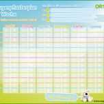 Phänomenal 9 Wochenplan Zum Ausfüllen