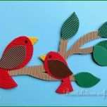 Phänomenal Bastelvorlage Kleiner Vogel Fensterbild Basteln Mit