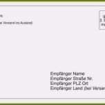 Phänomenal Brief Beschriften Vorlage Fabelhaft 6 Briefumschlag Muster